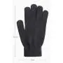WaitingU Thicken Soft Knitted Texting Touch Screen Gloves for Smartphones PC Laptop Tablet Driving Skiing and Cycling Outdoor Gloves with Anti-Slip Design (A-Black)