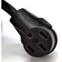 Ceptics 10-Ft 50-Amp Auto EV Extension Cord (Recommended Users | Tesla Model 3/S/X/Y) | Nema L14-50-UL Listed-50A, 125/250V, Feet