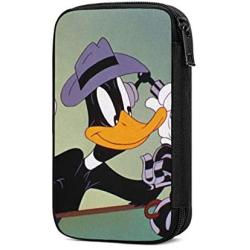 Hxuedan Daffy Duck Looney Tunes The Data Cable Storage Bag is A Portable and Independent Design SuitableVFor Travelers to Place The Data Cable, Earphone and Electronic Product Data Cable Storage Bag