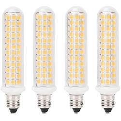 E11 LED Bulb, Mini Candelabra Base, 100W 120W Halogen Bulb Replacement, 9W, 1100LM, AC120V, Dimmable E11 LED Light Bulb, Patented Product, for Indoor Decorative Lighting, Warm White 3000K, 4-Pack