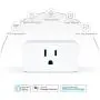 Meross WiFi Smart Plug Mini, 16 Amp & Reliable WiFi Connection Powered by Mediatek Chipset, Support Alexa, Google Assistant and SmartThings, Remote Control, Timer, Occupies Only One Socket, 4 Pack