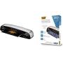 Fellowes 5736601 Laminator Saturn3i 125, 12.5 inch, Rapid 1 Minute Warm-up Laminating Machine, with Laminating Pouches Kit & Thermal Laminating Pouches, 3 mil, 200 Pack - 5743401
