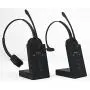 ZuM Maestro Wireless Dect Headset and Base Station for Deskphone: Bi-naural version (Stereo