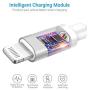Charging Cable - ilikable MFi Certified iPhone Cable - 3Pack 6Ft iPhone Charger Cord Compatible with iPhone 11 Pro XR Xs Max X 8Plus 7Plus 6S Plus 6 5S iPad and More - White