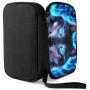 Hxuedan Ice and Fire Wolf Head The Data Cable Storage Bag is A Portable and Independent Design SuitableVFor Travelers to Place The Data Cable, Earphone and Electronic Product Data Cable Storage Bag