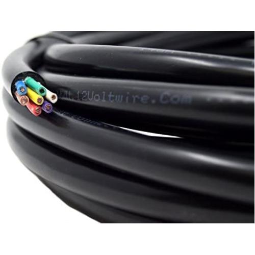 Best Connections Inc 7-Way Trailer Wire Harness - 14 Ga 25 Feet