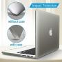 IBENZER Macbook Pro 13 Inch Case 2015 2014 2013 end 2012 A1502 A1425, Hard Shell Case with Keyboard Cover for Old Version Apple Mac Pro Retina 13, Gray, R13GY+1