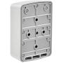 Amazon Basics Wall Mounted Key Storage Box - Combination Lock - Grey