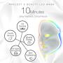 Project E Beauty 7 Colors LED Face Mask Photon Therapy For Skin Rejuvenation Tightening and Whitening Anti Aging Wrinkles Scarring Removal Beauty Facial Skin Care Mask