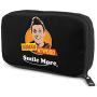 Hxuedan Roman Atwood Smile More Data Cable Storage Bag Portable and independently Designed Storage Box, Suitable for Outdoor Travel to Place Data Cable Electronic Products, etc.