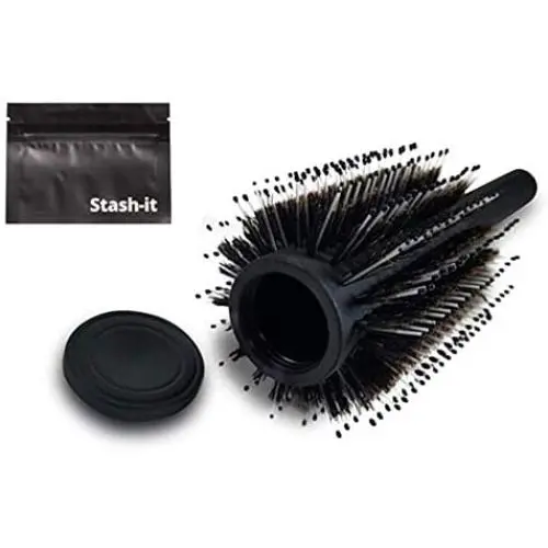 Diversion Safe Hair Brush by Stash-it, Can Safe to Hide Money, Jewelry, or Valuables with Discreet Secret Removable Lid and Bonus Smell Proof Bag, New 2019 Version