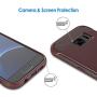 JETech Case for Samsung Galaxy S7 Protective Cover with Shock-Absorption and Carbon Fiber Design (Plum)