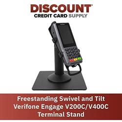 DCCStands Freestanding Swivel and Tilt Verifone Engage V200 & V400 Terminal Stand