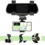 Kokuji Car Rearview Mirror Mobile Phone Stands Navigation Bracket Adjustable Telescopic Mobile Phone Holder snap-on Mobile Phone Holder Multi-Function Model Universal