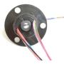 Taidacent Hollow Slip Ring Rotary Electrical Contact 2/4/6/12 Road Collector Ring Conductive Electric Motor Slip Ring Rotating Connector (12 Wire 2A Inner Hole 5mm Outer Diameter 22mm)