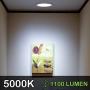 12 Pack 6 Inch LED Recessed Lighting with Junction Box, CRI90, 14W=100W, 1100lm, 5000K Daylight White, Dimmable Ultra-Thin LED Downlight, Canless LED Recessed Ceiling Light