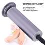 Electronic Foot File (Adjustable Speed) with 60pcs Replacement Sandpaper Disk, Powerful Electric Callus Remover Pedicure Tool for Men Women Dead Hard Dry Skin (Silver Gray)