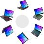 Touchpad Keyboard for iPad Air 4 (10.9-inch), 7 Color Backlit, 360° Rotatable, Slim Folio Cover, Apple Pencil Holder, Trackpad Keyboard for iPad Air (4th Generation) 2020, iPad Pro 11-inch 2020/2018