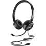 Mpow USB Headset (All-Platform Edition) with 3.5mm Jack, Stereo Computer Headset with Microphone Noise-Canceling, Skype Headphones w/Comfort-fit Earpad, Inline Volume Control for PC/Laptop/Cell Phone