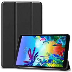 ProCase LG G Pad 5 10.1 FHD Case, Slim Light Smart Cover Trifold Stand Hard Shell Folio Case for 10.1 inch LG G Pad 5 2019 -Black