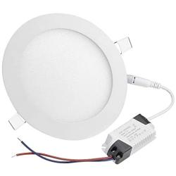 DELight 12W 6'' LED Recessed Lighting 10 Pack Panel Ceiling Light Ultra-thin Cool White 100W Equivalent Downlight