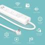 Kasa Smart KP303 Plug Power Strip, Surge Protector, Smart Outlets and 2 USB Ports, Works with Alexa Echo & Google Home, No Hub Required