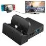 UKor TV Dock Docking Station for Nintendo Switch, Portable Charging Stand,Compact Switch to HDMI Adapter,with Extra USB 3.0 Port, Replacement Charging Dock for Nintendo Switch