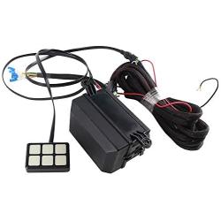 HOZAN 12V Universal 6 Gang Switch Panel with Fuse Relay Box Compatible with Jeep SUV RV UTV Truck Car Boat Marine