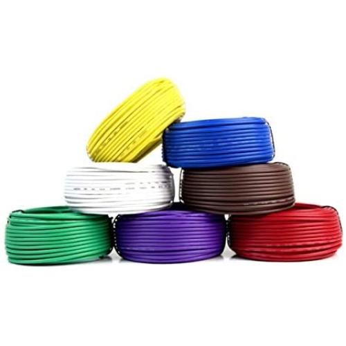 Best Connections Trailer Light Cable Wiring Harness 50 Feet 14 Gauge 7 Wire 7 Colors