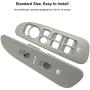 Window Switch Bezel Fits for Dodge Ram 1500 2500 3500 2002-2010, Driver Passenger Side Master Panel Door Taupe OEM Replacement 5HZ71XDVAD 5HZ71XDVAE 68171680AA 56049805AB 641-00653L