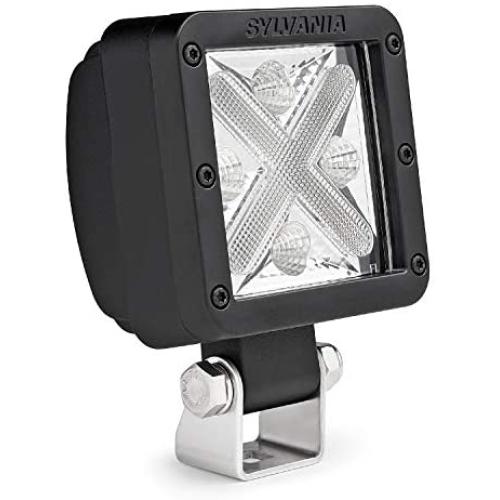 SYLVANIA - LED Pod 3 Inch Cube Light - Dual Mode Accent plus Spot Light 1800 Raw Lumens Best Off Road Driving Work Light, Truck, Car, Boat, ATV, UTV, SUV, 4x4 (1 PC)