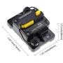 RKURCK 12V-36V DC Manual Reset Button 50 Amps Waterproof Circuit Breaker for Car Rv Marine Automotive Stereo Audio Electronic Motor System