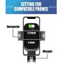 KMMOTORS Cooling Wireless Car Charger, 15W Qi Fast Charging Auto-Clamping Car Mount, Compatible iPhone 11/11 Pro/11 Pro Max/Xs MAX/XS/XR,Samsung S10/S10+/S9/S9+(Cooling Charger)