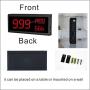 SHIHUI 3 Number Big Display Voice Number Call Host Number Keypad Caller Queue Wireless Calling System Number Call 999-Channel for Restaurant Hospital Fast Food Shop Kitchen Call