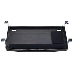 Kensington 60717 Over/Under Keyboard Drawer with SmartFit System, 14-1/2w x 23d, Black