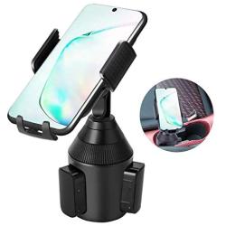 Cup Holder Phone Mount for Car Universal Adjustable Heavy Duty Car Mount for iPhone 11 Pro Max/11 Pro/11/Xs Max/Xr/Xs/7/6 Plus/Galaxy Note 10/Note 10 Plus/Note 9/Note 8/S8/S9/S10/S10 Plus Cup Mount