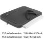 Laptop Sleeve Case, 13inch TSA Slim Laptop Case for MacBook Air MacBook Pro, Durable Water Resistant Business Briefcase Handle Bag for 13-13.3 inch HP Dell Lenovo Laptop, Black