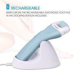Hangsun Callus Remover for Feet Electronic Foot File Pedicure Tools Professional Pedi Perfect Electric Dead Hard Skin Removal Kit SR160 with IPX7 Waterproof Wet&Dry Use
