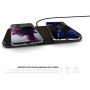 ZENS Liberty 16 Coil Dual Wireless Charging Pad with Fabric Surface - 2x15W Output - Supports Apple and Samsung Fast Charge - Works with All Phones with Wireless Charging