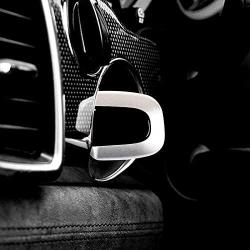 LIMBQS Rhodium Silver Keyless Entry for Panamera Cayenne Macan, Key Cover for Porsche
