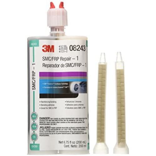 3M SMC/Fiberglass Repair Adhesive-1, 08243, Black, 200 mL Cartridge 3M SMC/Fiberglass Repair Adhesive-1, 08243, Black, 200 mL Cartridge