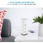Pop Up Outlet for Countertop, Electric Pop Up Power Strip for Kitchen Counters, 2-3/8inch Grommet Outlet, Pop Up Power Center with 4 Outlet and 2 USB Ports.