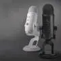 Blue Yeti USB Mic for Recording & Streaming on PC and Mac, 3 Condenser Capsules, 4 Pickup Patterns, Headphone Output and Volume Control, Mic Gain Control, Adjustable Stand, Plug & Play - Satin Red