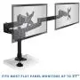 Mount-it! Dual Monitor Desk Mount Swivel Arm, Quick Connect with Combo Grommet and Clamp Base (MI-43111-BLK) Mount-it! Dual Monitor Desk Mount Swivel Arm, Quick Connect with Combo Grommet and Clamp Base (MI-43111-BLK)