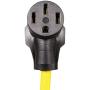 Quick Products QP-G30A350F012 Generator Adapter Cord - 30A Generator 3-Pin to 50A Female, 12''