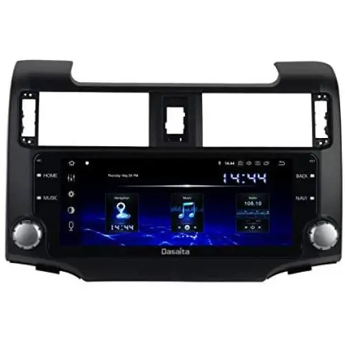 Dasaita 10.2'' Android 10.0 Car Stereo for Toyota 4Runner 2014 2015 2016 2017 2018 GPS Radio Audio Video Player Black Color 4G RAM 64G ROM Build in Carplay/Android Auto
