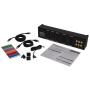 Tripp Lite Isobar 10 Outlet Audio/Video Surge Protector Tel/Modem/Coax/Network 8ft Cord Right Angle Plug, & $500,000 Insurance (HT10DBS) Black