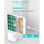 30W Fast Charger Compatible with iPad Pro 12.9 Gen 1/2 2015 2017, Pro 10.5, 8/7, Air 3, Mini 5, 12/12 Mini/12 Pro/12 Pro Max/11/11 Pro Max/XR/Xs/X, Foldable Plug, 6.6ft 3A Cable