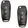 Replacement For 2015-2019 Ford F-150 F-250 350 Keyless Remote Flip Key Fob 164-R8130 N5F-A08TAA;by AUTO KEY MAX (PAIR)