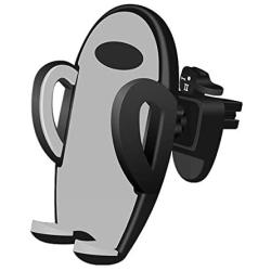 Uhomely Car Cell Phone Air Vent Holder with One Button Release, 360 Degree Rotation Adjustable Car Cradle for iPhone XR/Xs/XS Max/X/8/8+/7/7+/6/6+/6S/6S+ Galaxy A10/S9/S8/S7 Pixel 4 3a and More